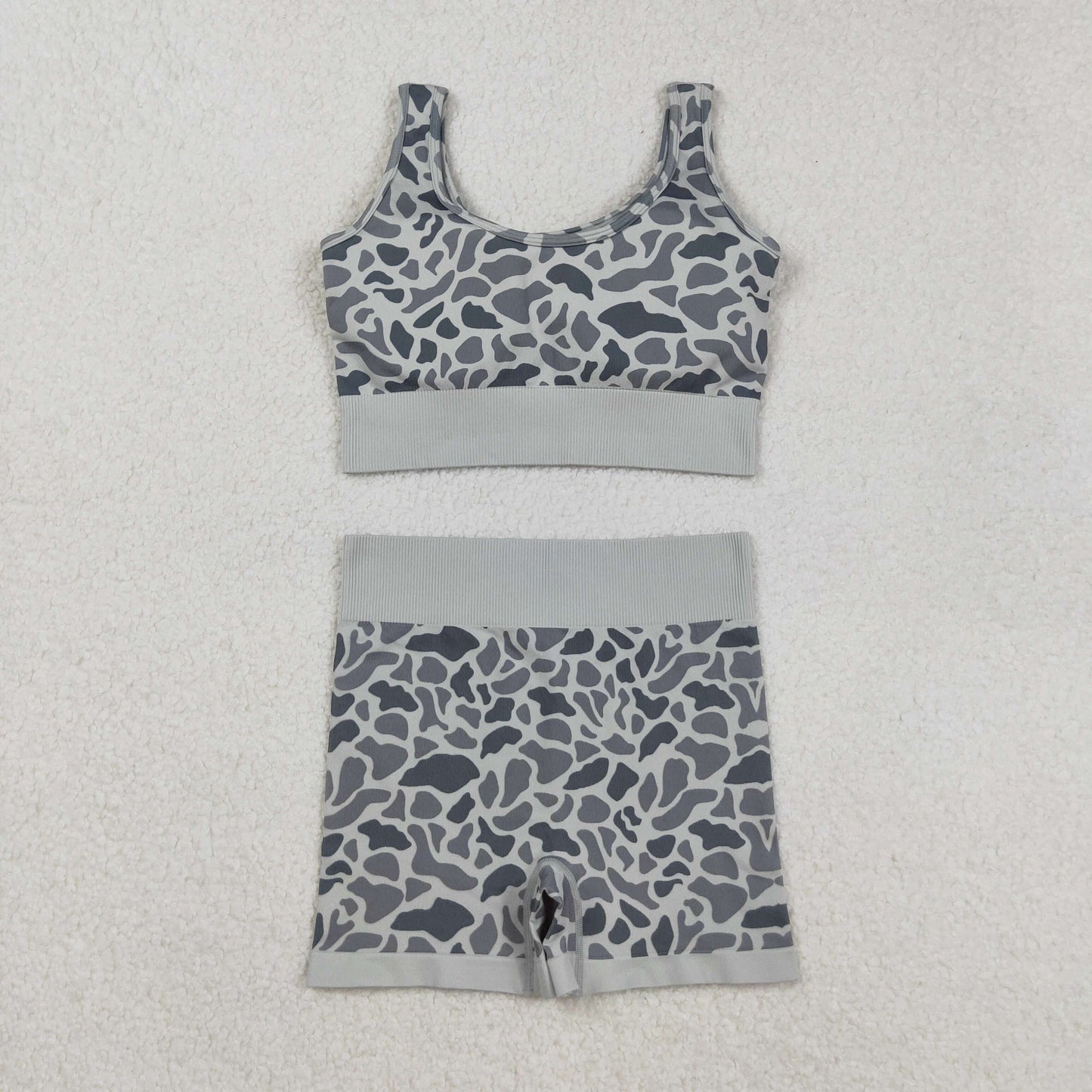 adult women camo yoga set