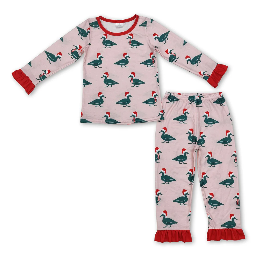 Santa Duck Christmas Family Pajama