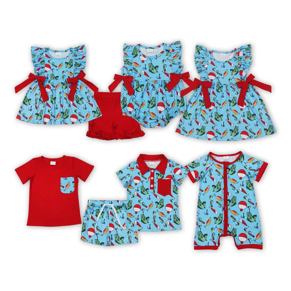 Gone Fishing Kids Sibling Clothes