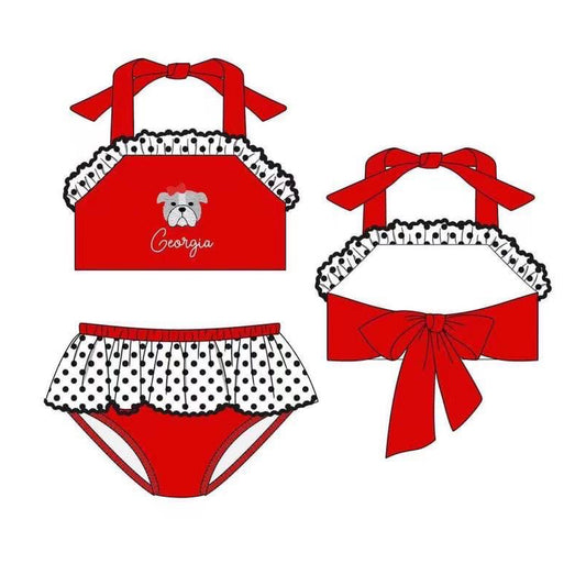 Custom order girls two piece team swimsuit