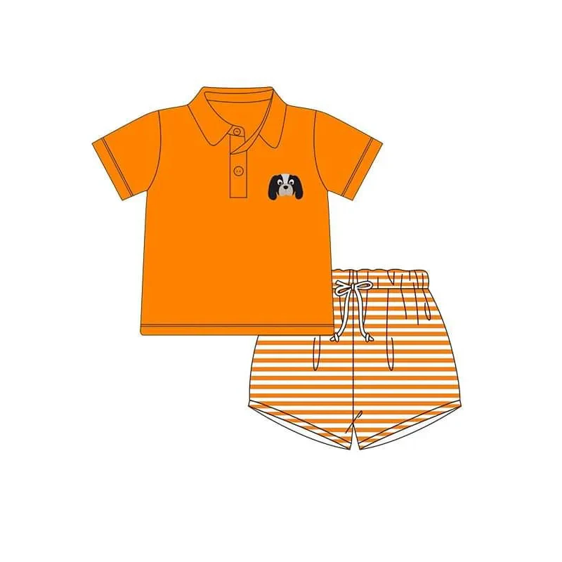 Custom order sports team boy shorts set dog