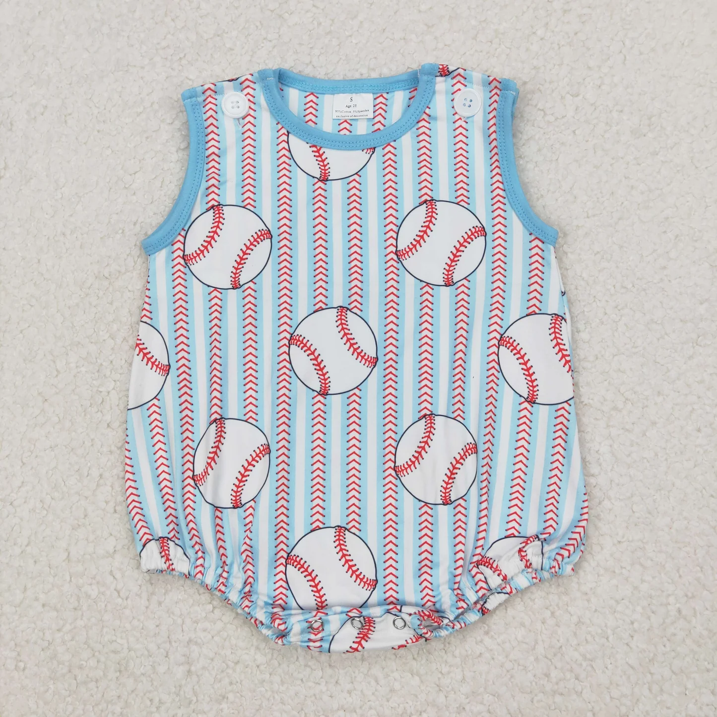 Baseball Print Brother Summer Matching Clothes