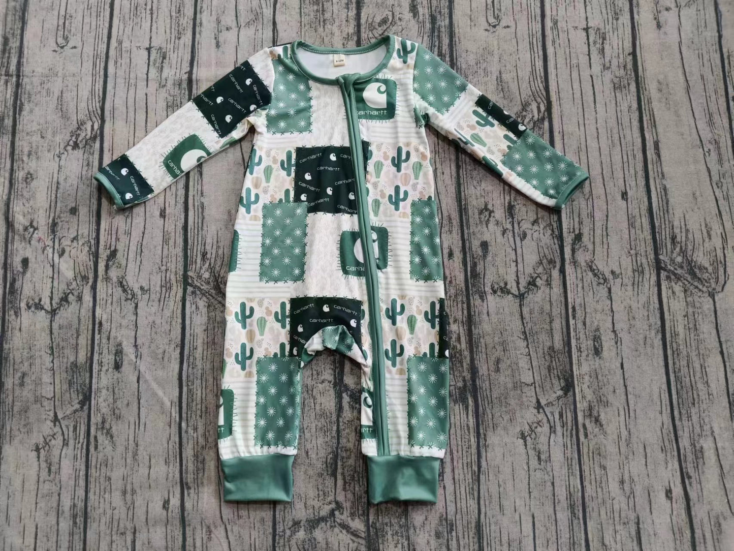 TAT 6-8 weeks MOQ 8 baby carhartt zip sleeper