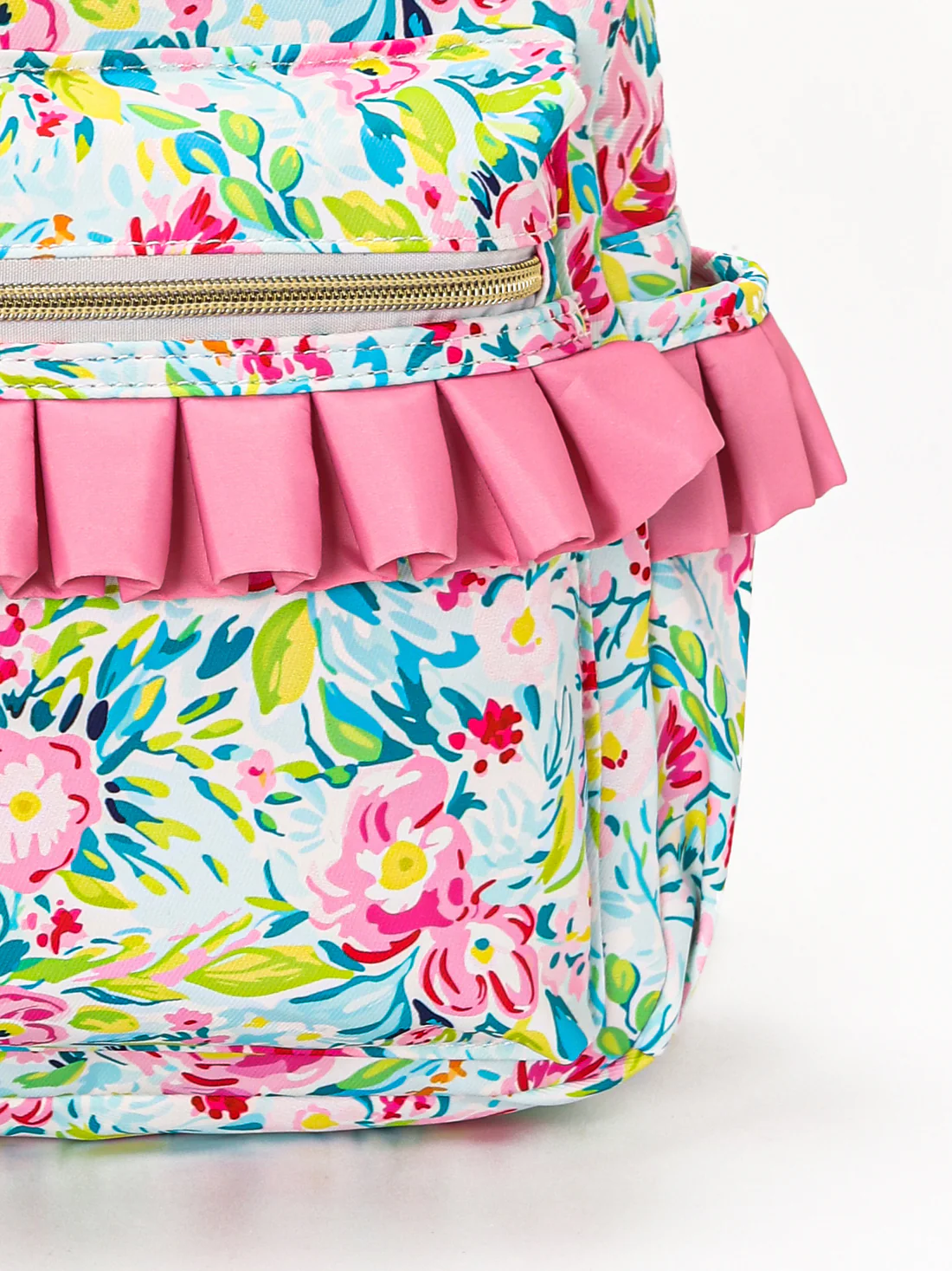 flower print bag children backpack