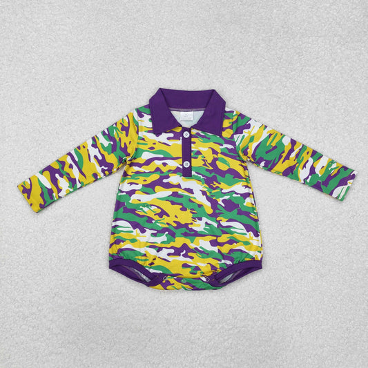 mardi gras camo bubble