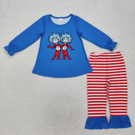 long sleeve dr seuss pants set girls clothes