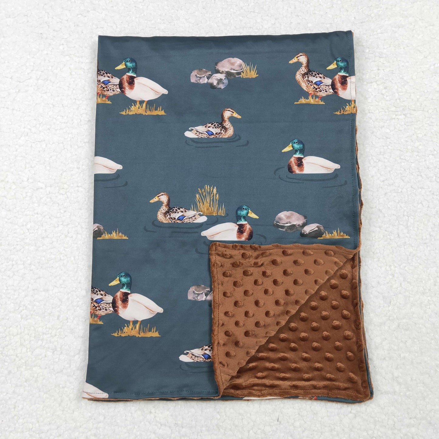 duck print blanket