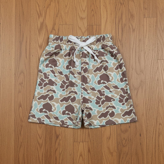 boy camo shorts kids clothing