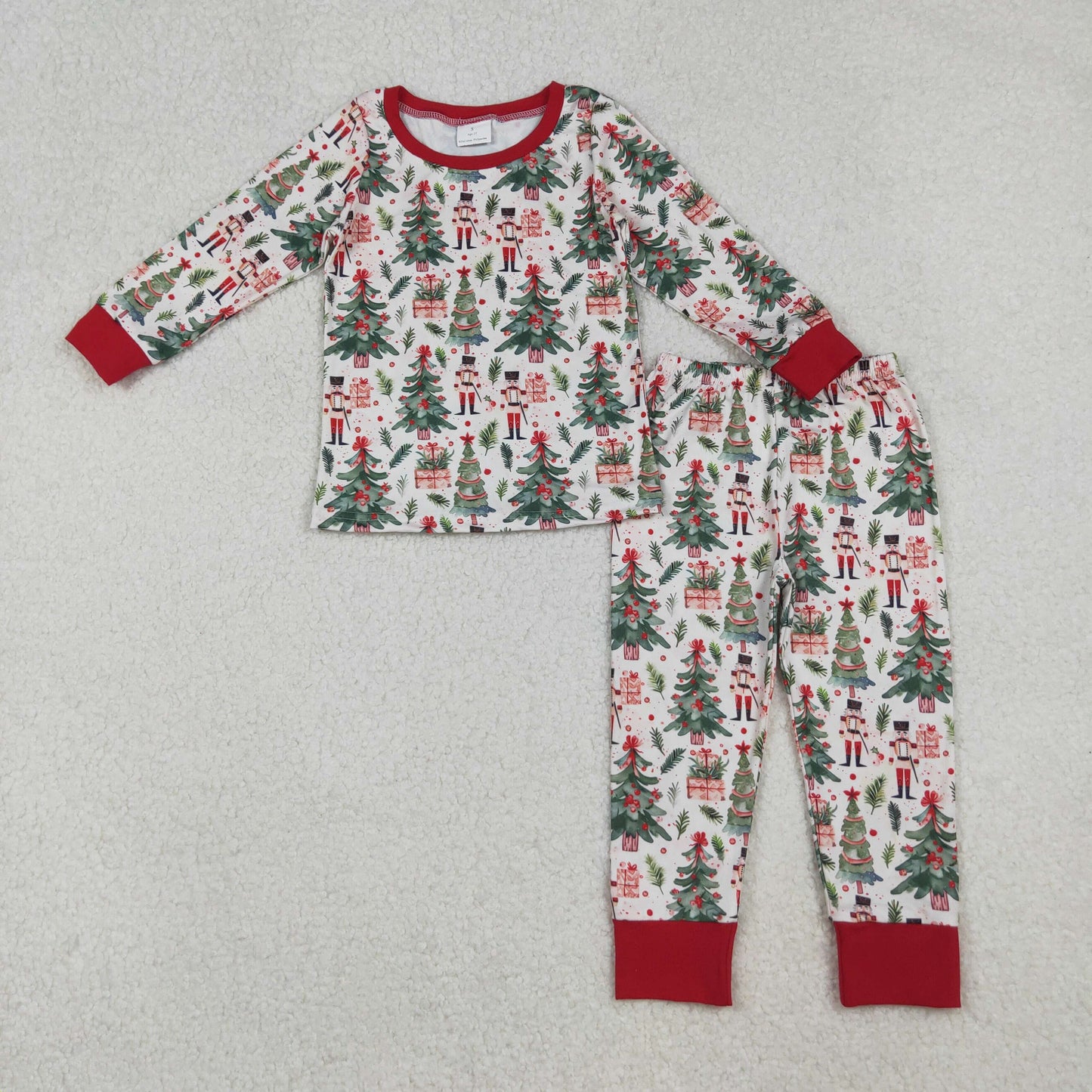 Christmas tree nutcr*cker unisex child lounge set pajama