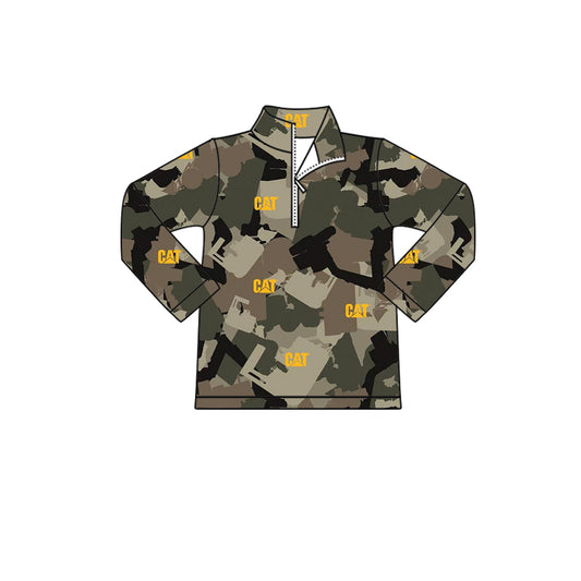 MOQ 8 TAT 6-7 weeks cat camo pullover