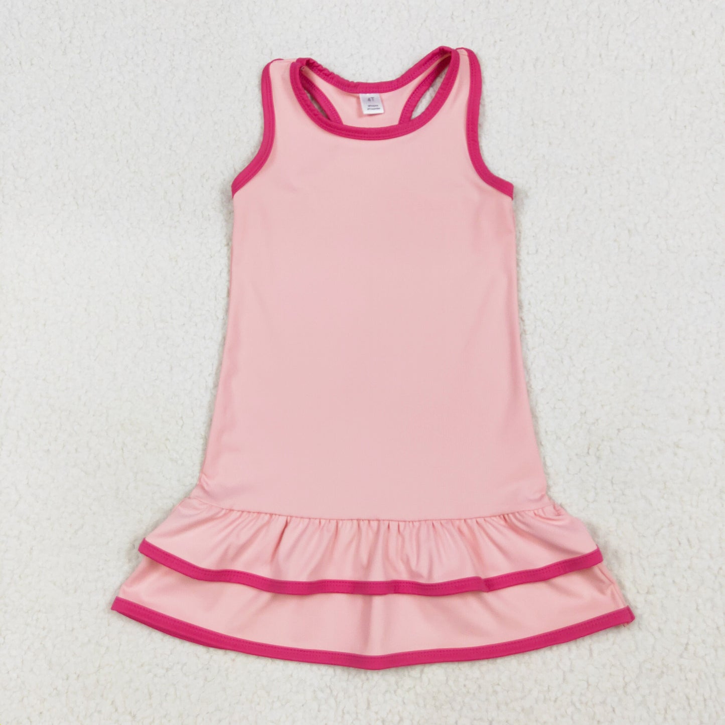 racerback sports girl active dress pink