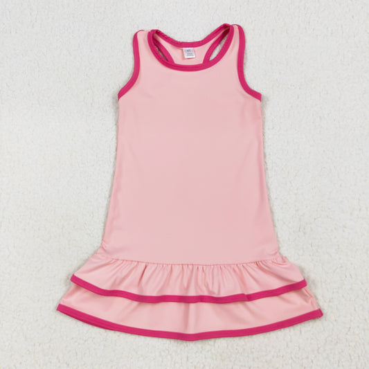 racerback sports girl active dress pink