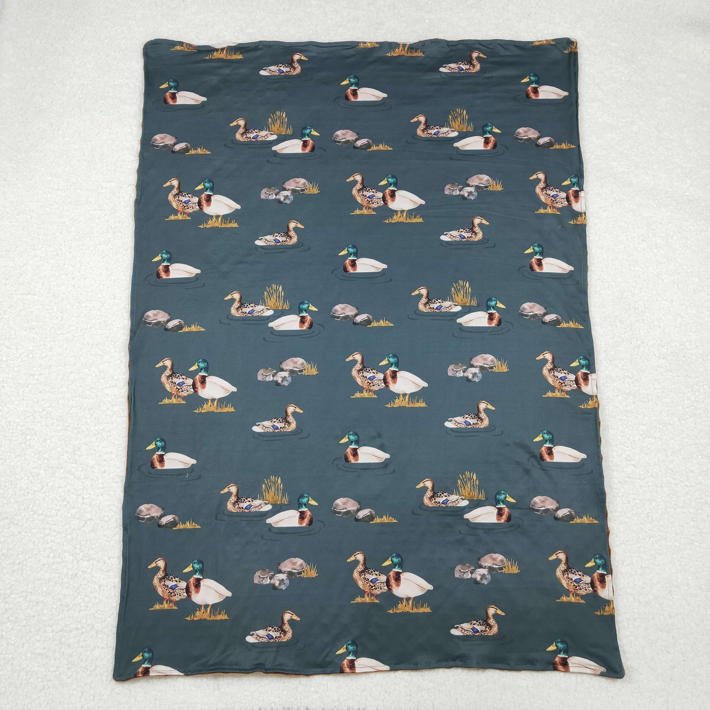 duck print blanket