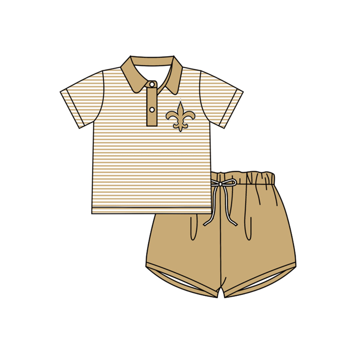 Custom order sports team boy shorts set