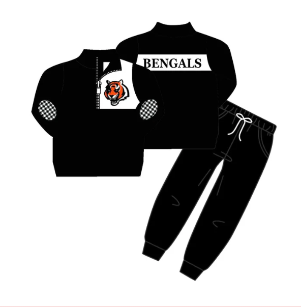 Split-CLOSE 22nd Sept bengals team pullover jogger outfit boy