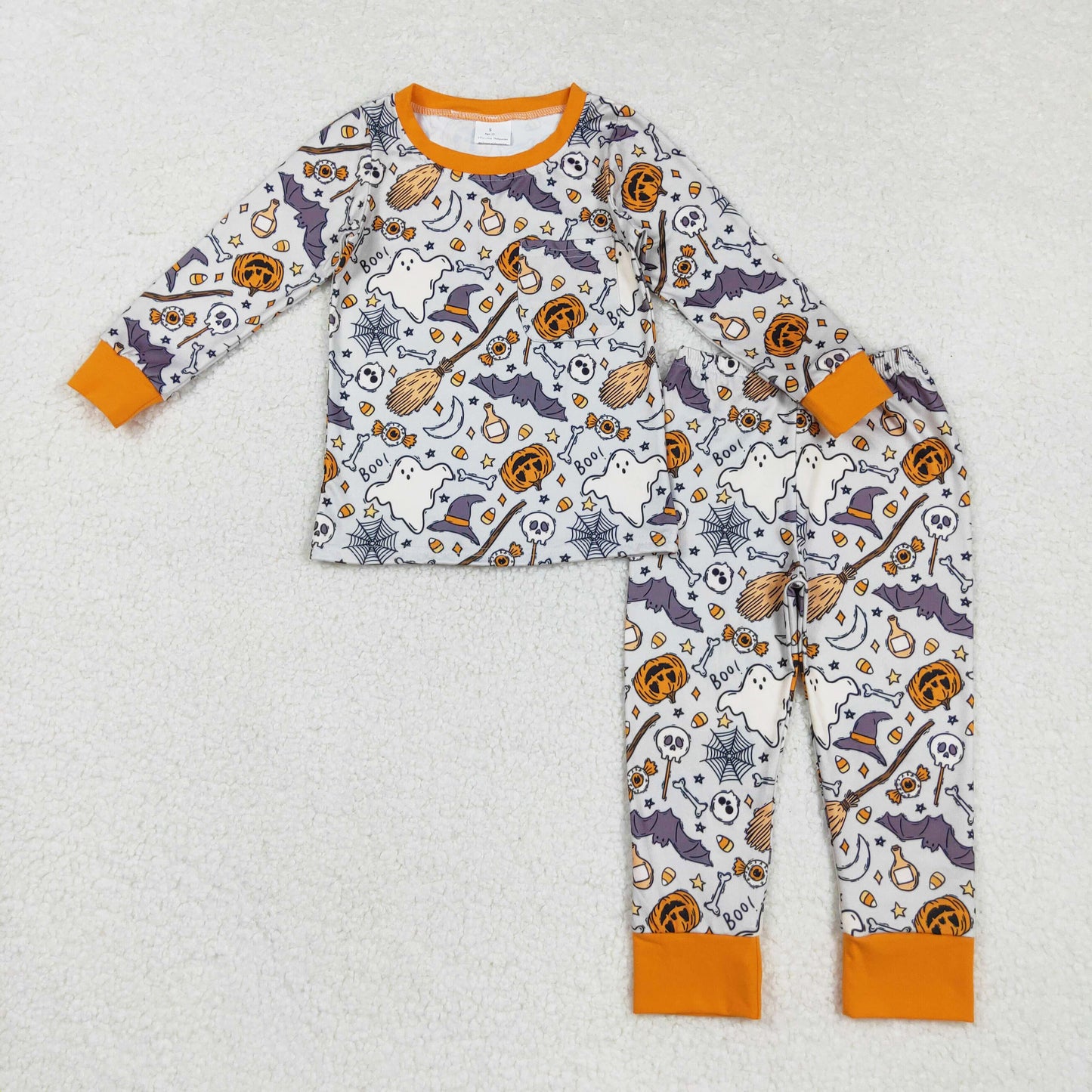 Halloween witch print pajama lounge set
