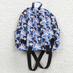 child Wednesday print backpack bag