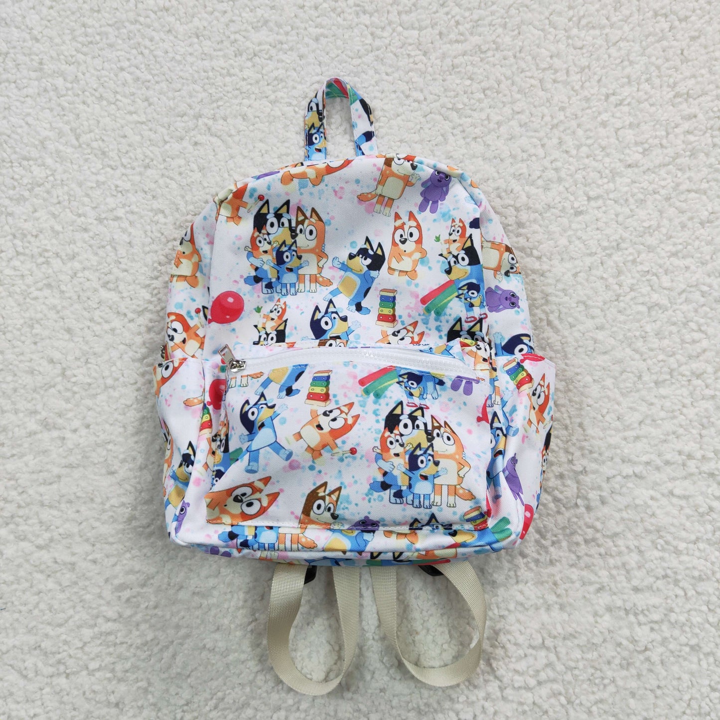 child white bluey bag backpack