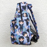 child Wednesday print backpack bag