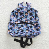 child Wednesday print backpack bag