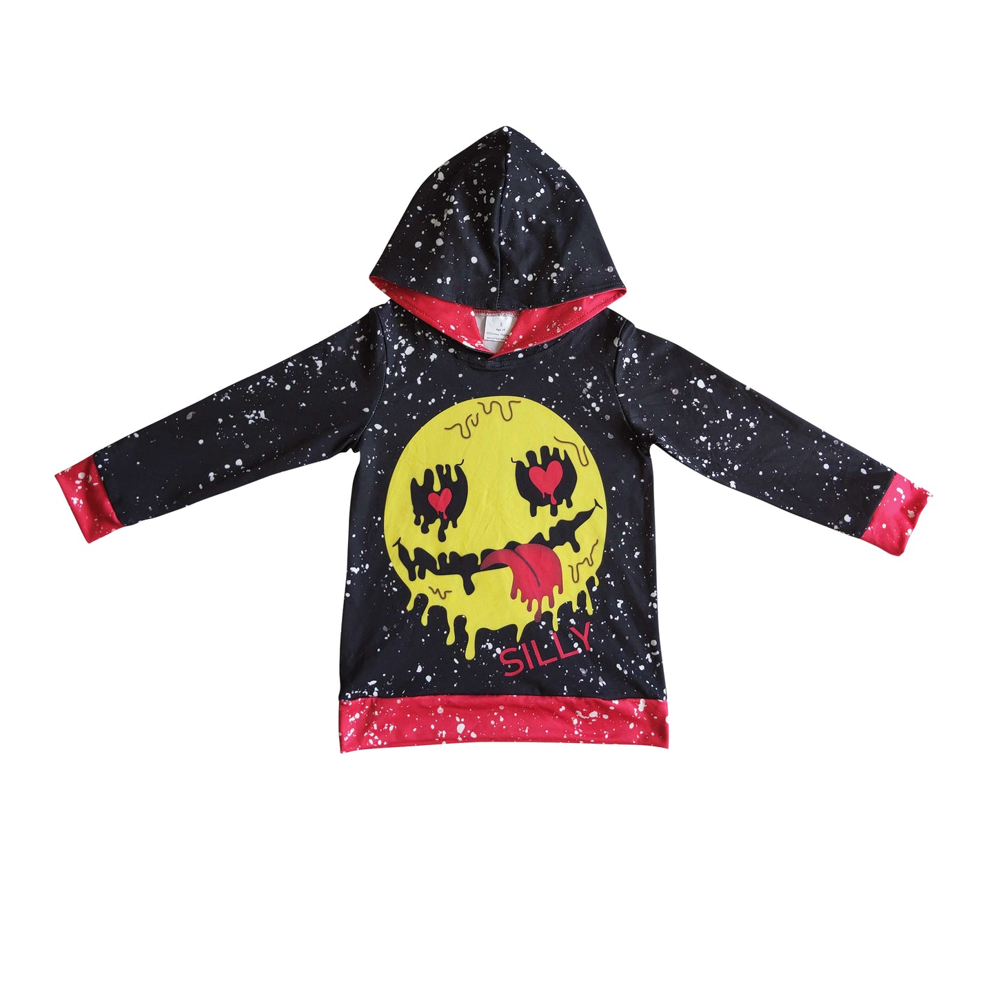 boy halloween clothes sweatershirt with smiley face