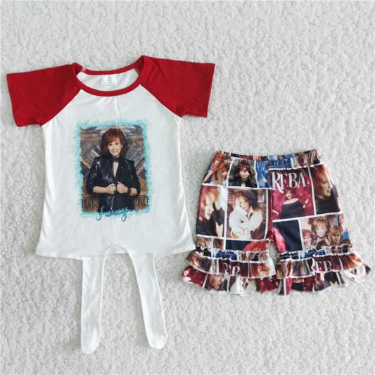 singer shorts set