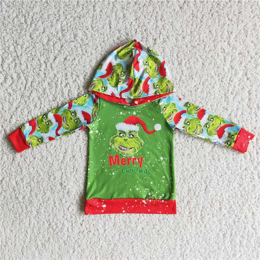 Green Hoodie Top for Christmas