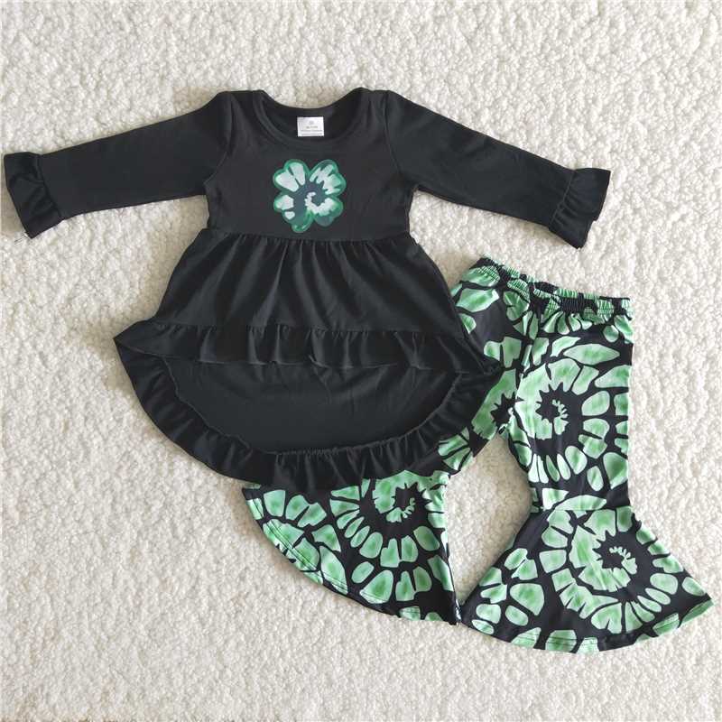 black high low clover girls clothing