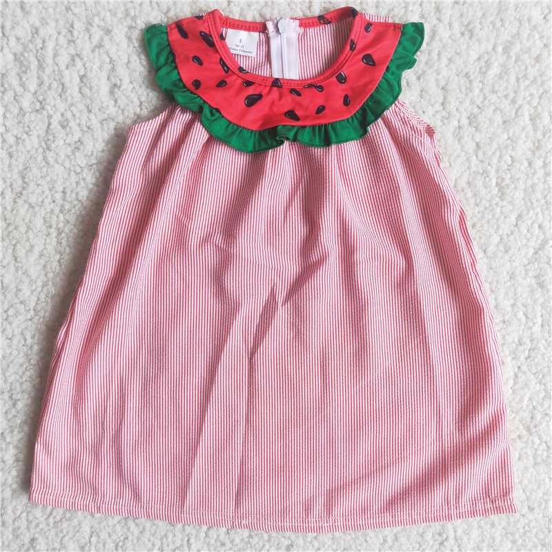 summer girl's dresses watermelon dress