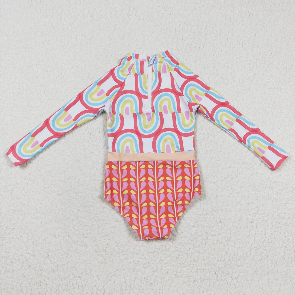girl rash guard swimsuit