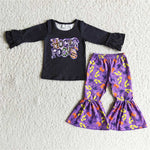 Purple Black Outfit for Halloween