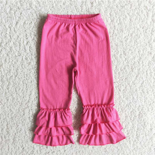 Hot Pink Ruffle Pants