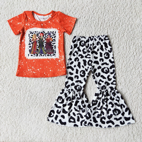 Orange Bleached Shirt Bells Set