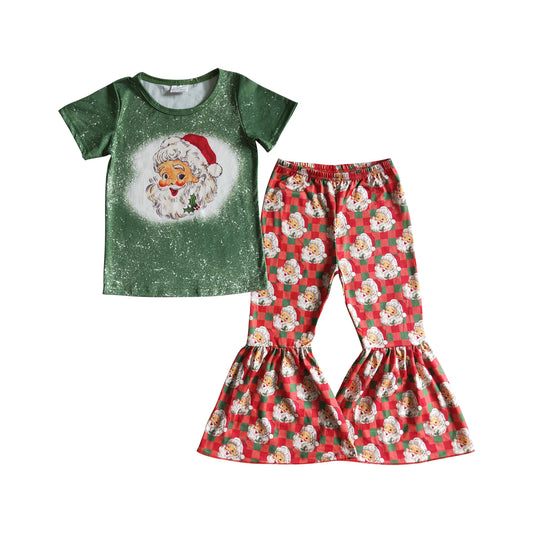 kids cute christmas santa outfit for little girl