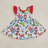 children girl dr seuss flutter dress