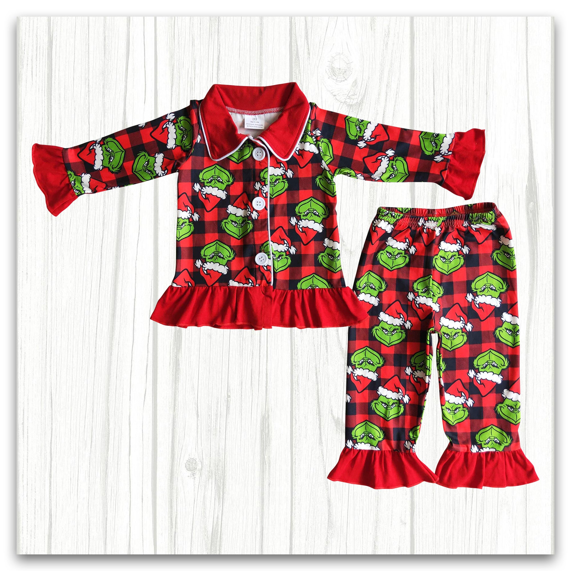 Red Black Plaid Pajama
