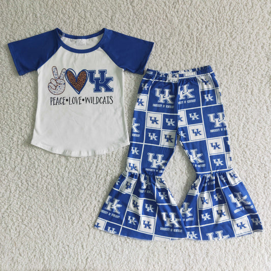 blue UK pants set outfit