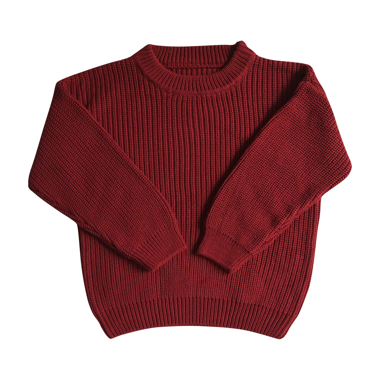 kids soft burgundy cotton wool sweater fall/winter clothing