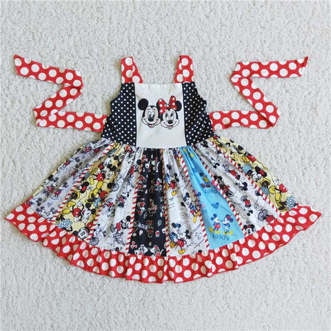 Cute Cartoon Large Twirl Dress