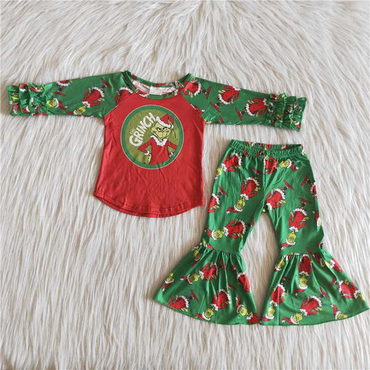 girl christmas grinchey outfits