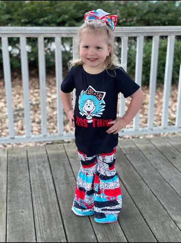 Dr suess bells outfit with bow