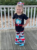 Dr suess bells outfit with bow