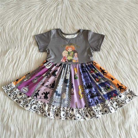 Large Twirl Halloween Dress Girl