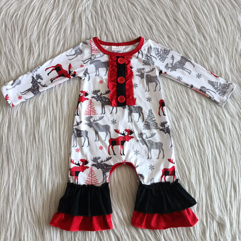 Deer Christmas Romper