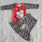 merry christmas y'all santa leopard girls clothing