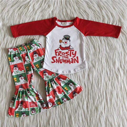 Frosty Snowman Bells Set