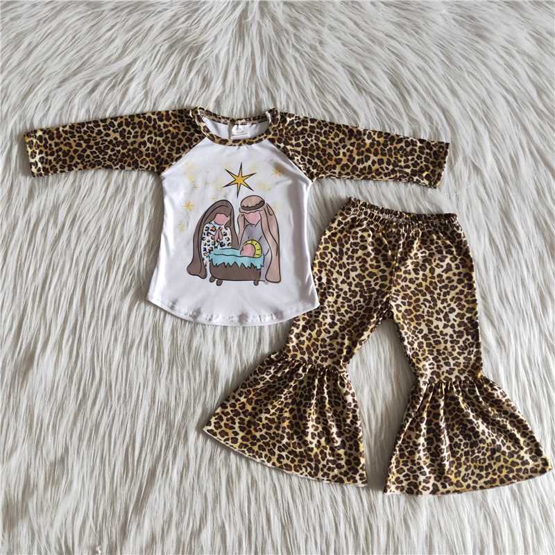 Nativity jesus leopard outfit