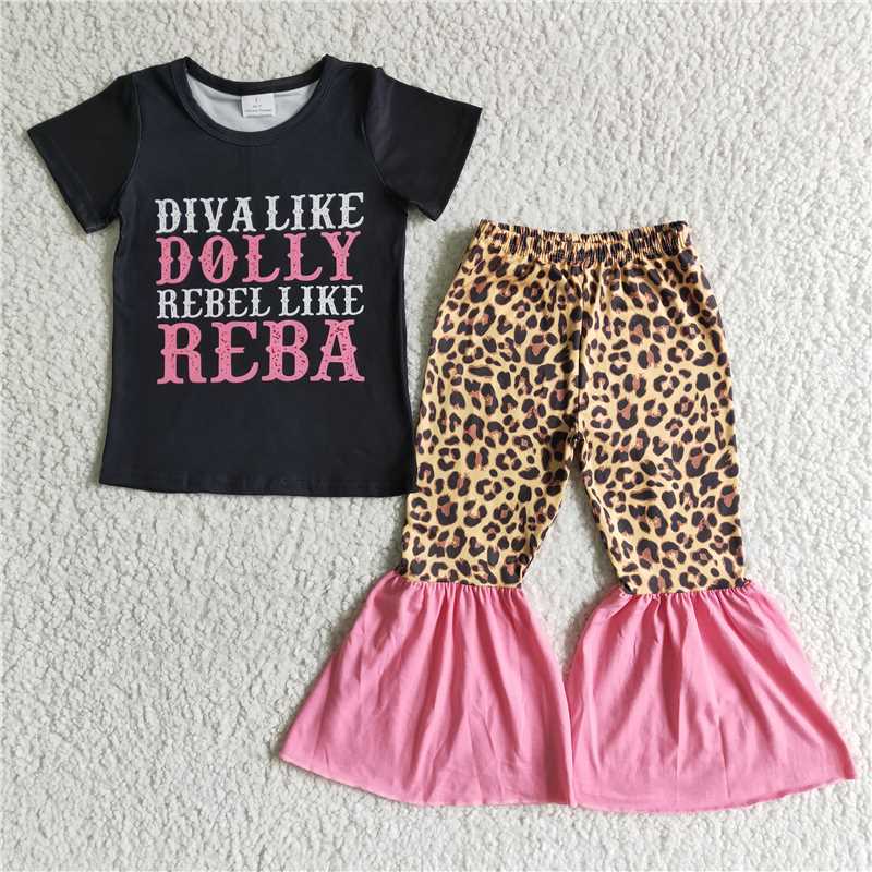 dolly reba leopard belles set