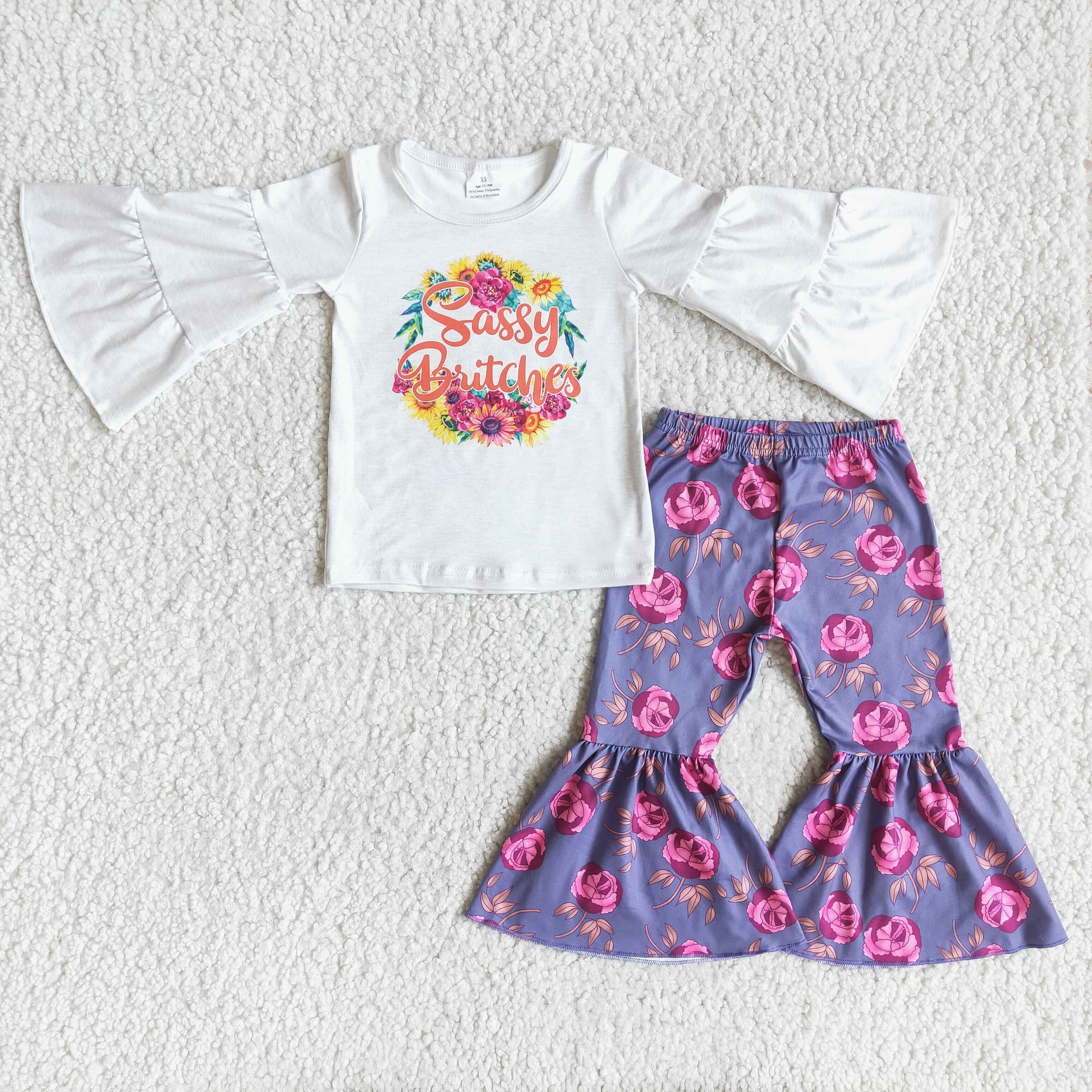 Sassy Floral Outfit 6 A0-11