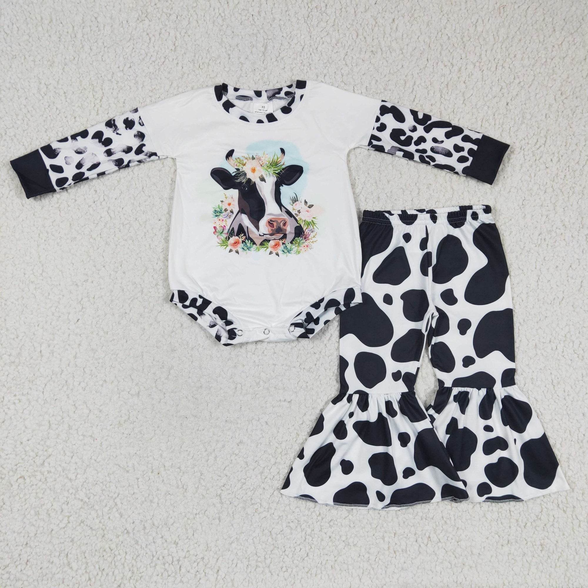 milk cow bell bottom flare pants